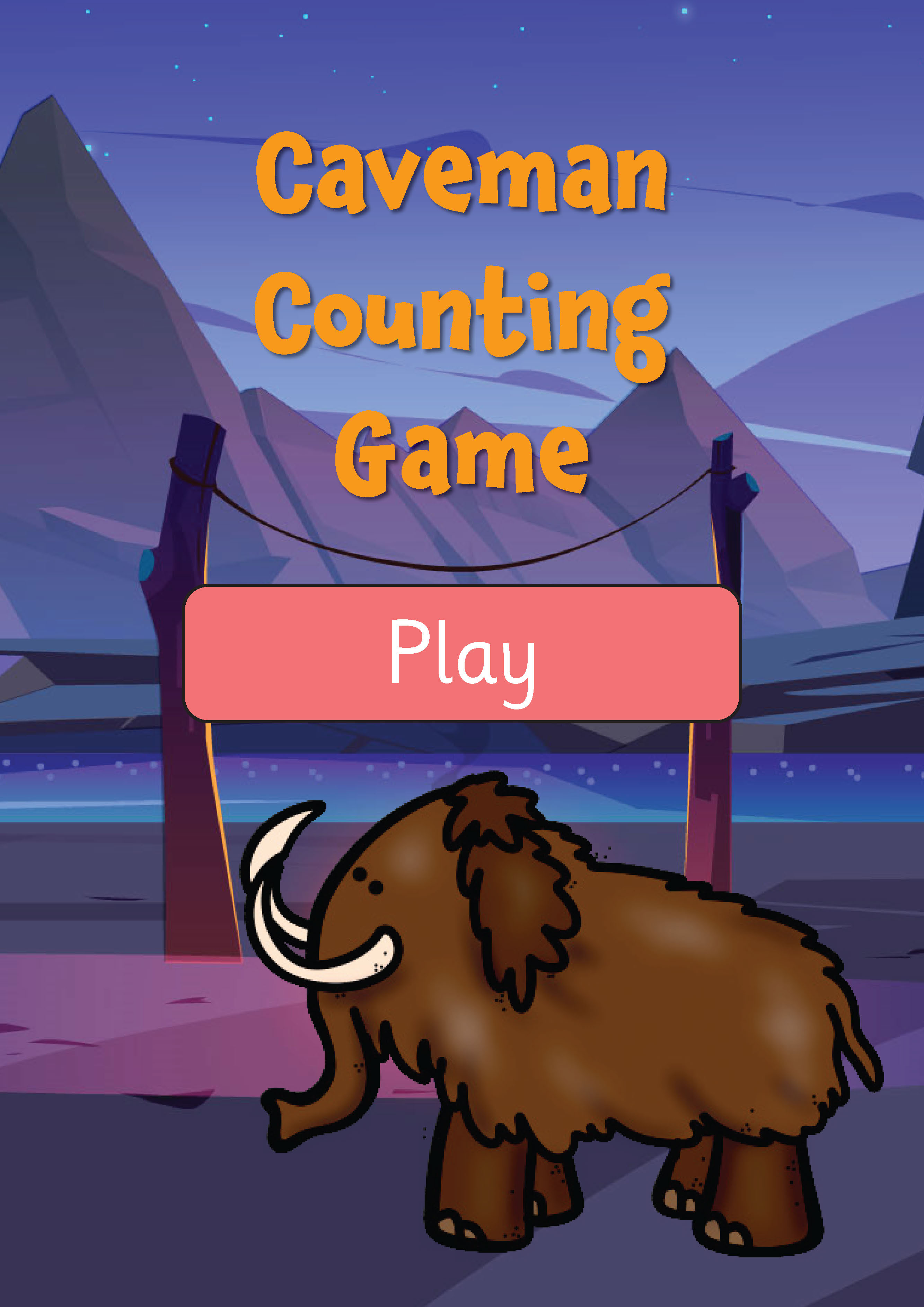 Caveman Counting Game (Reception & Year 1)