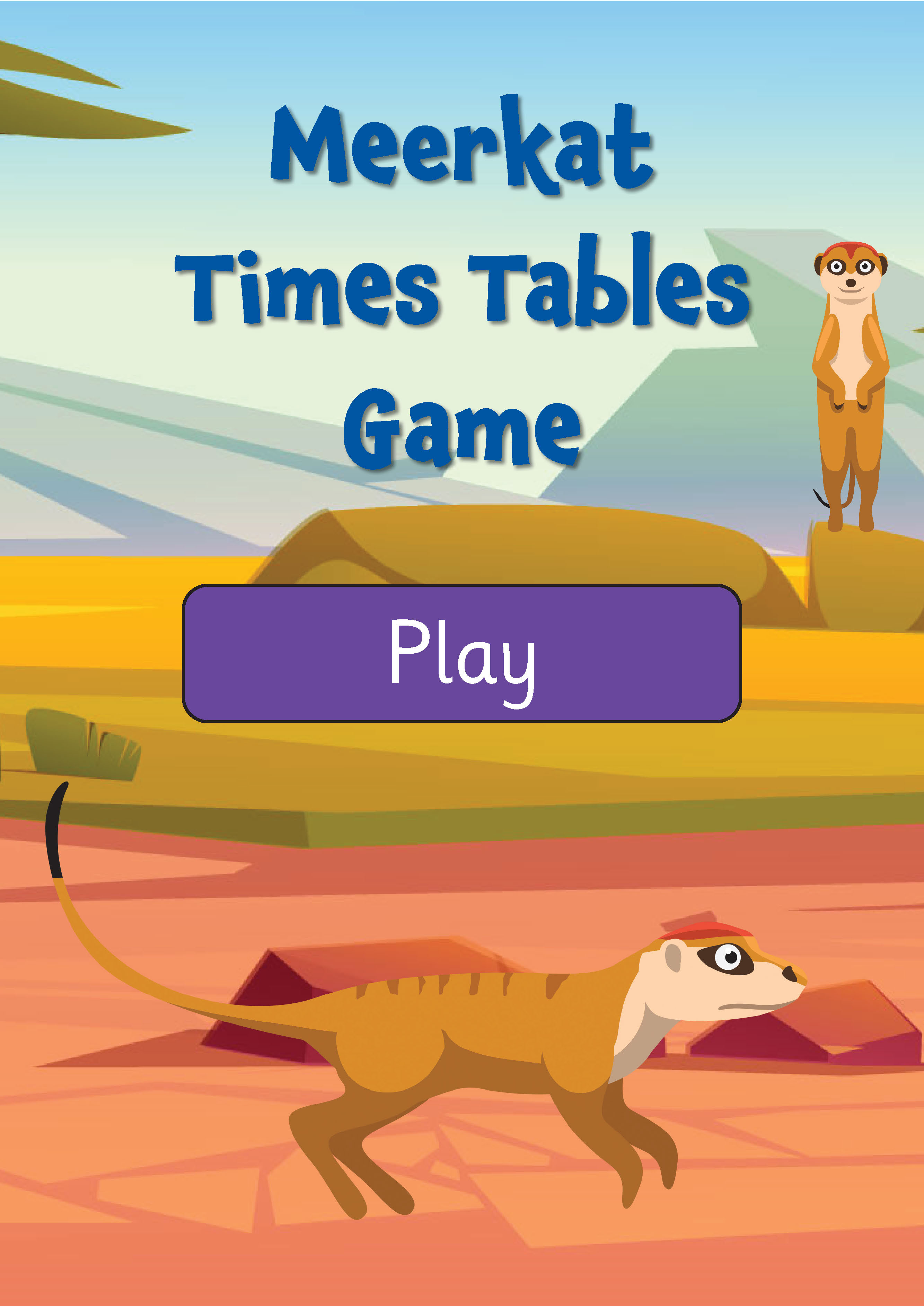 Meerkat Times Tables Game (Years 2-6)