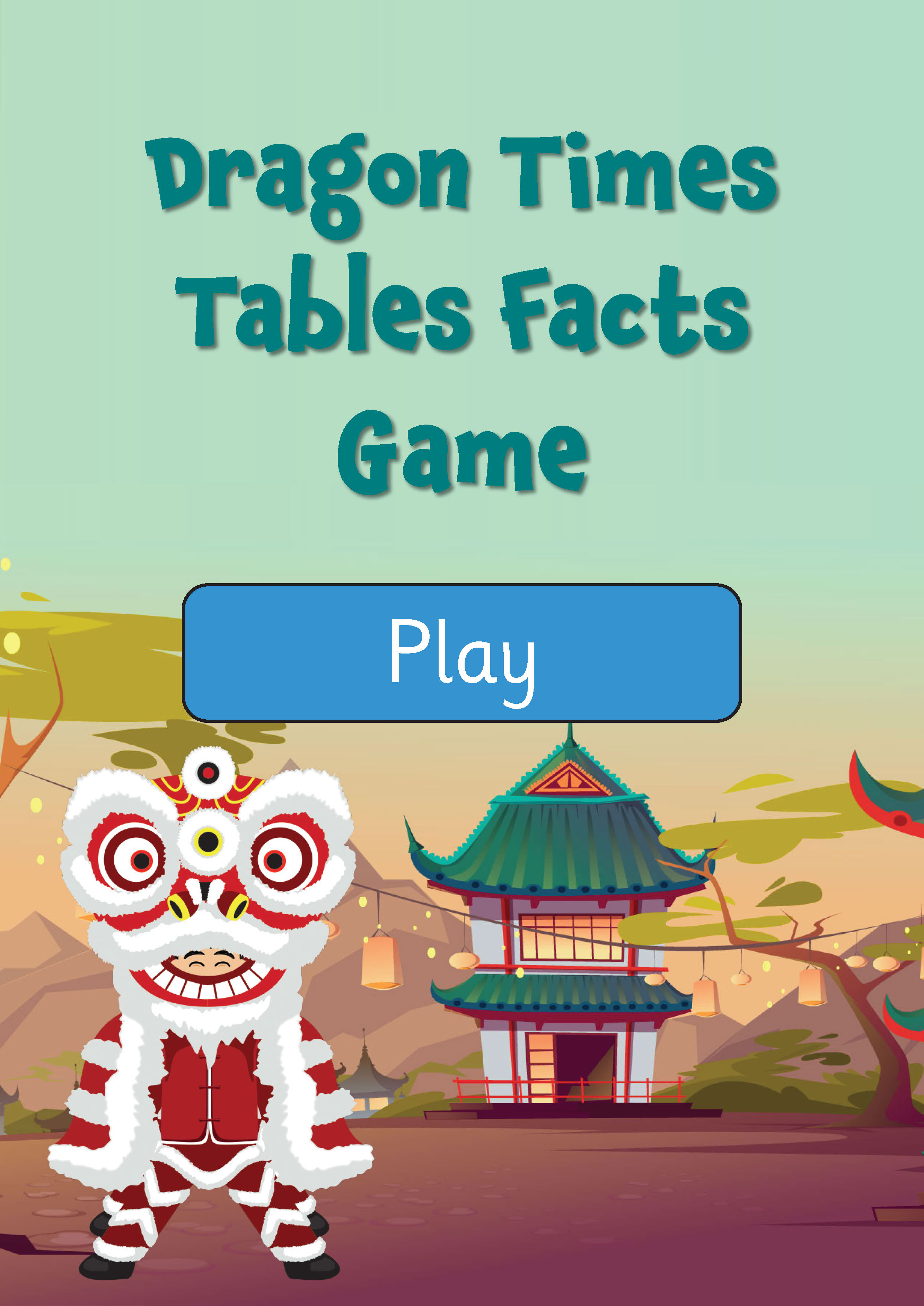 Dragon Times Tables Facts Game (Years 2-6)