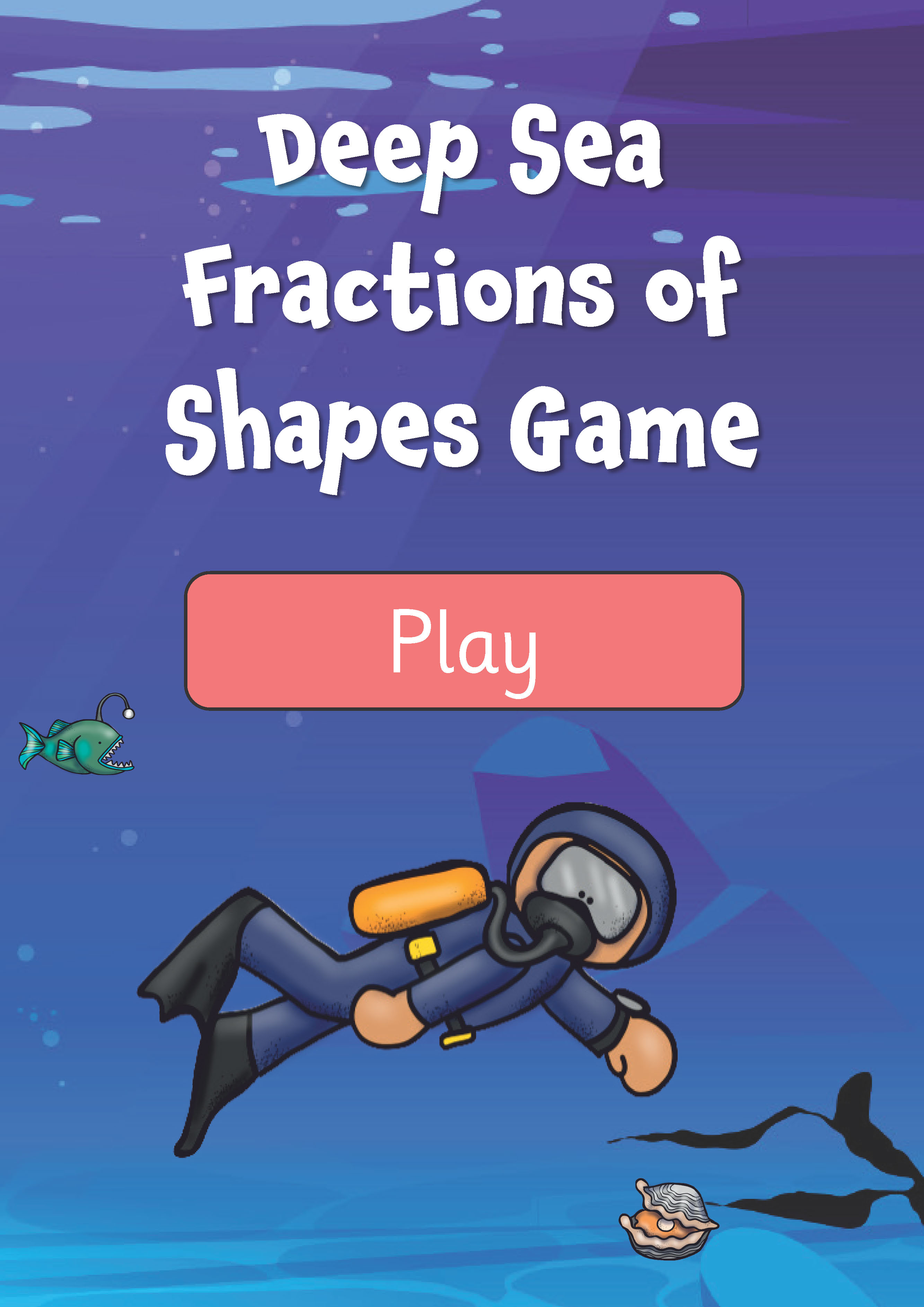 Deep Sea Fractions of Shapes Game (Year 2)